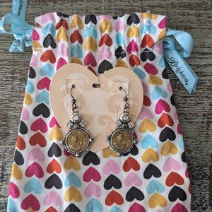 Brighton Devotion Collection Muse "Listen to the Music of Life" Earrings w/Pouch